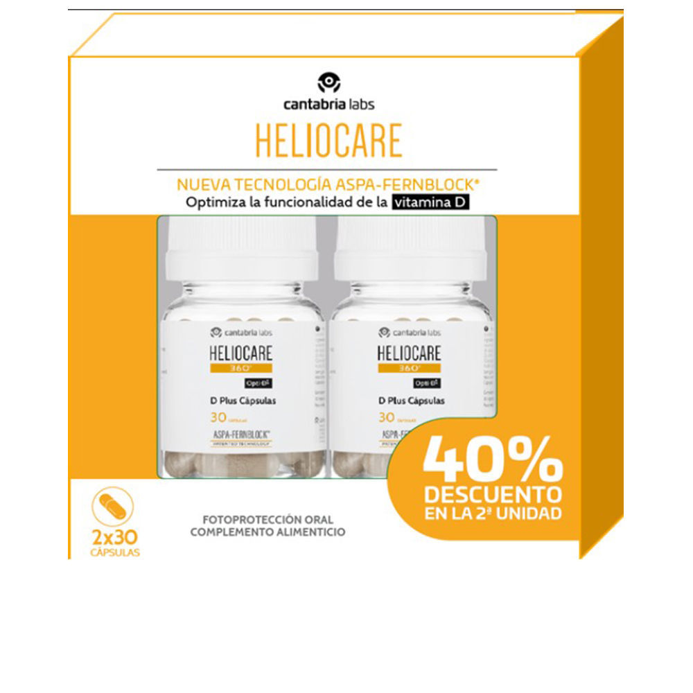 HELIOCARE 360° D PLUS oral capsules pack 2 x 30 u
