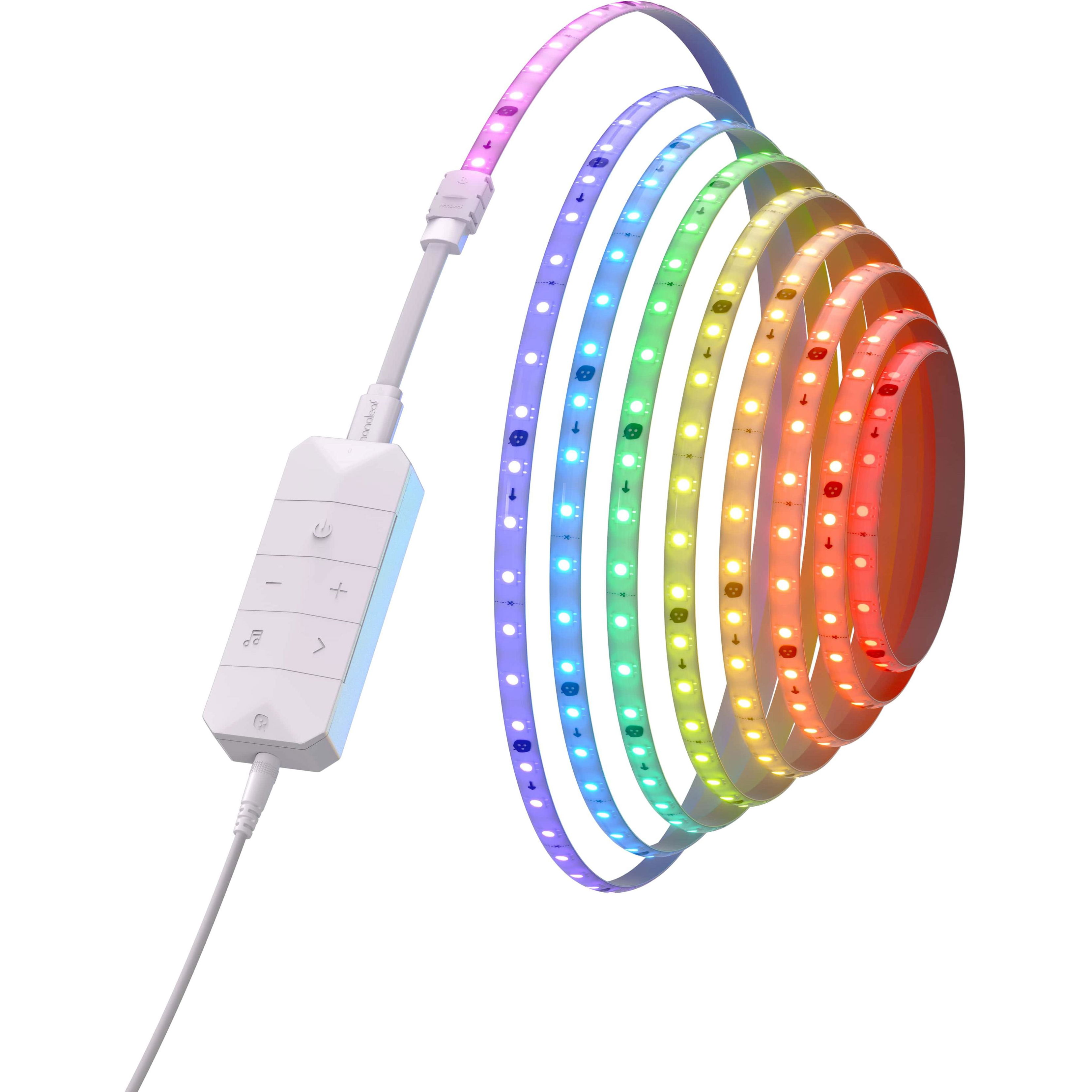 Banda LED Smart Nanoleaf Multicolor HD Lightstrip Starter Kit Matter, 5m, Contro