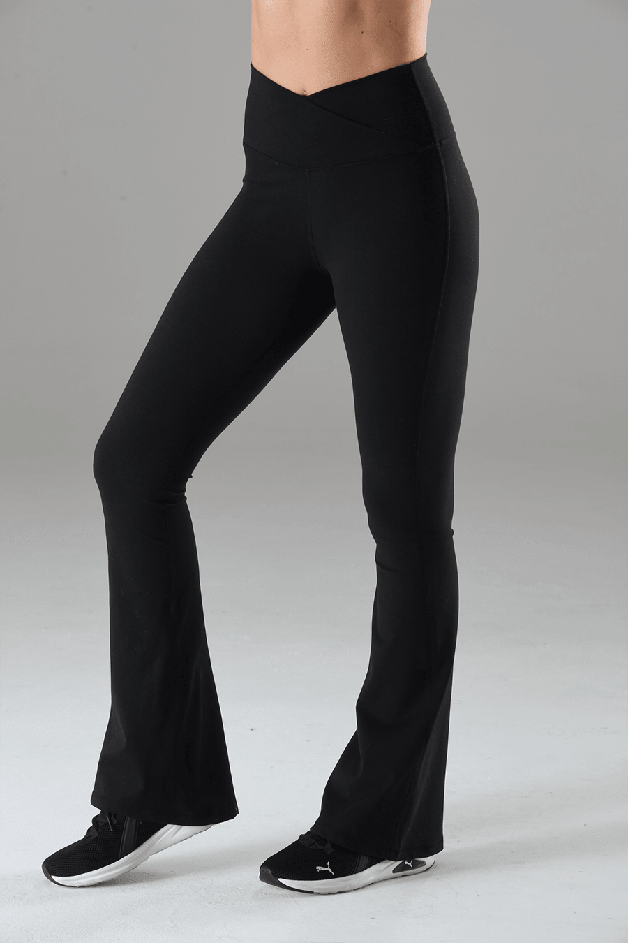 Thumbnail: Lily V-Waist Mini-Flare Pant