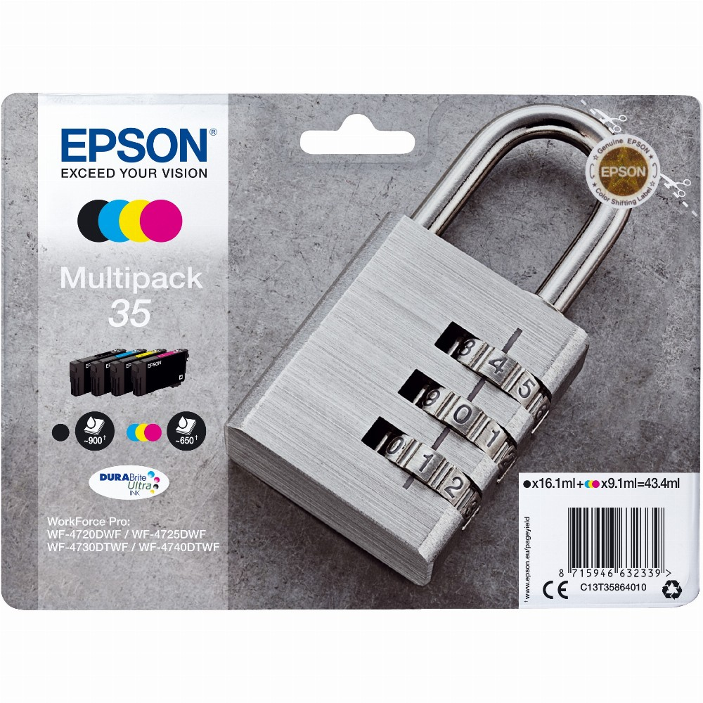 Epson Padlock C13T35864010 cartușe cu cerneală 1 buc. Original Productivitate St