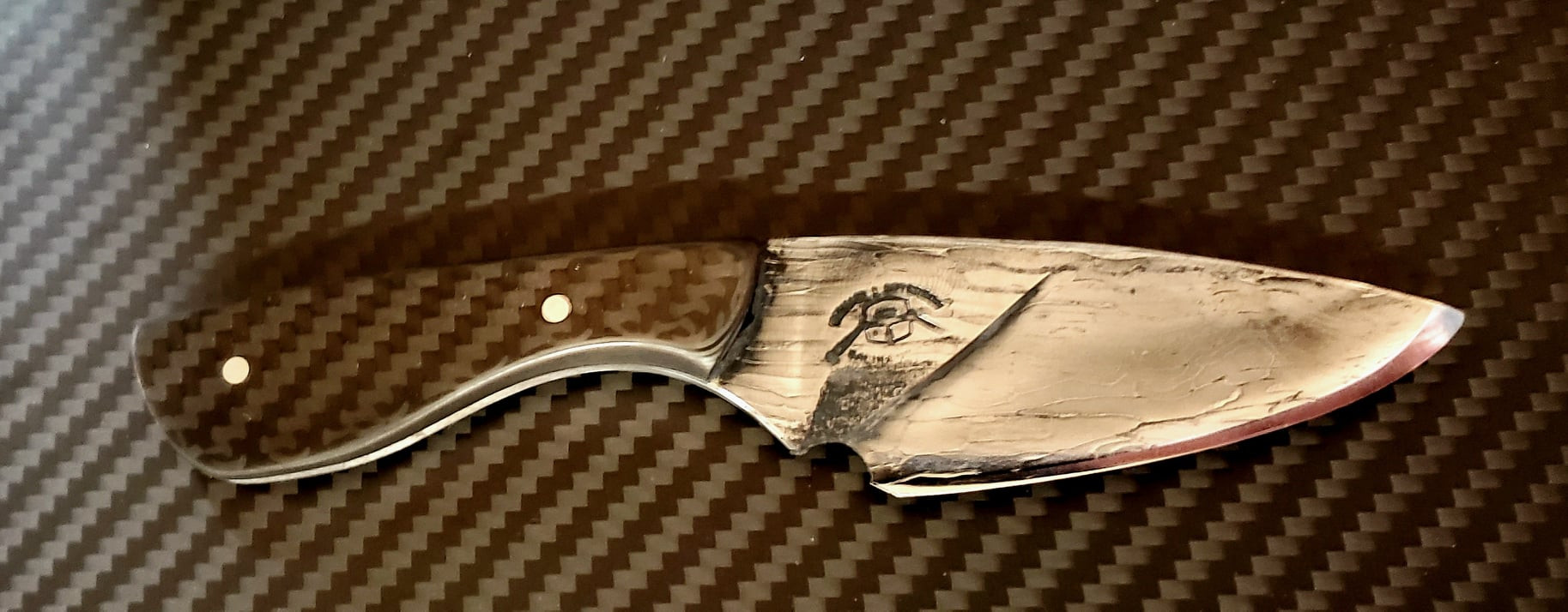 Hand-Forged Cable Damascus EDC Knife