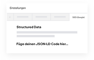 Anpassen von strukturierten Daten auf deiner Website von Wix mit JSON-LD Code