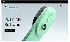 Website met accessoires voor videogames