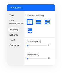 Tool found in the Editor that allows you to edit how your events are displayed on your sit