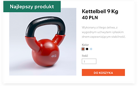 Najlepiej sprzedający się produkt, w tym