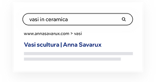 Risultati di Google per una query di ricerca su "vasi in ceramica"
