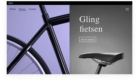 Nieuwe fietsen website