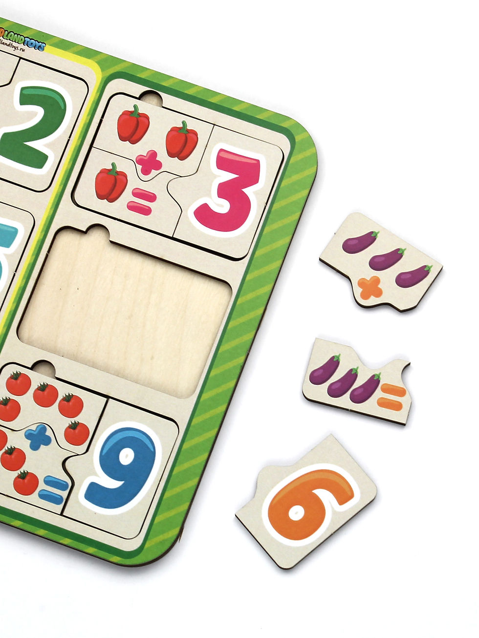 תמונה ממוזערת: פאזל עץ ספרות ותרגילי חשבון - ירקות