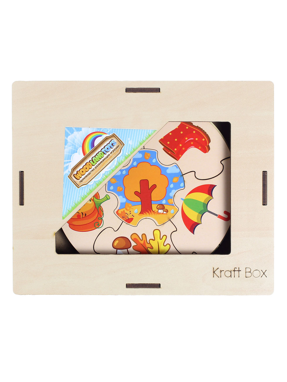 Миниатюра: Пазлы круглые Времена года