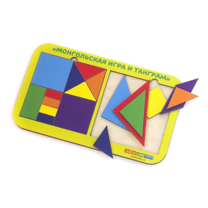 תמונה ממוזערת: פאזל עץ 2 ב-1 - טנגרם