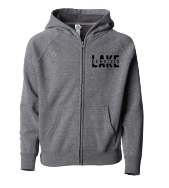 Thumbnail: Custom Lightweight Hooded Zip-Up (Toddler/Youth)