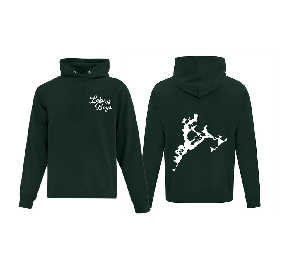 Thumbnail: Custom Lake Name/Silhouette Hoodie