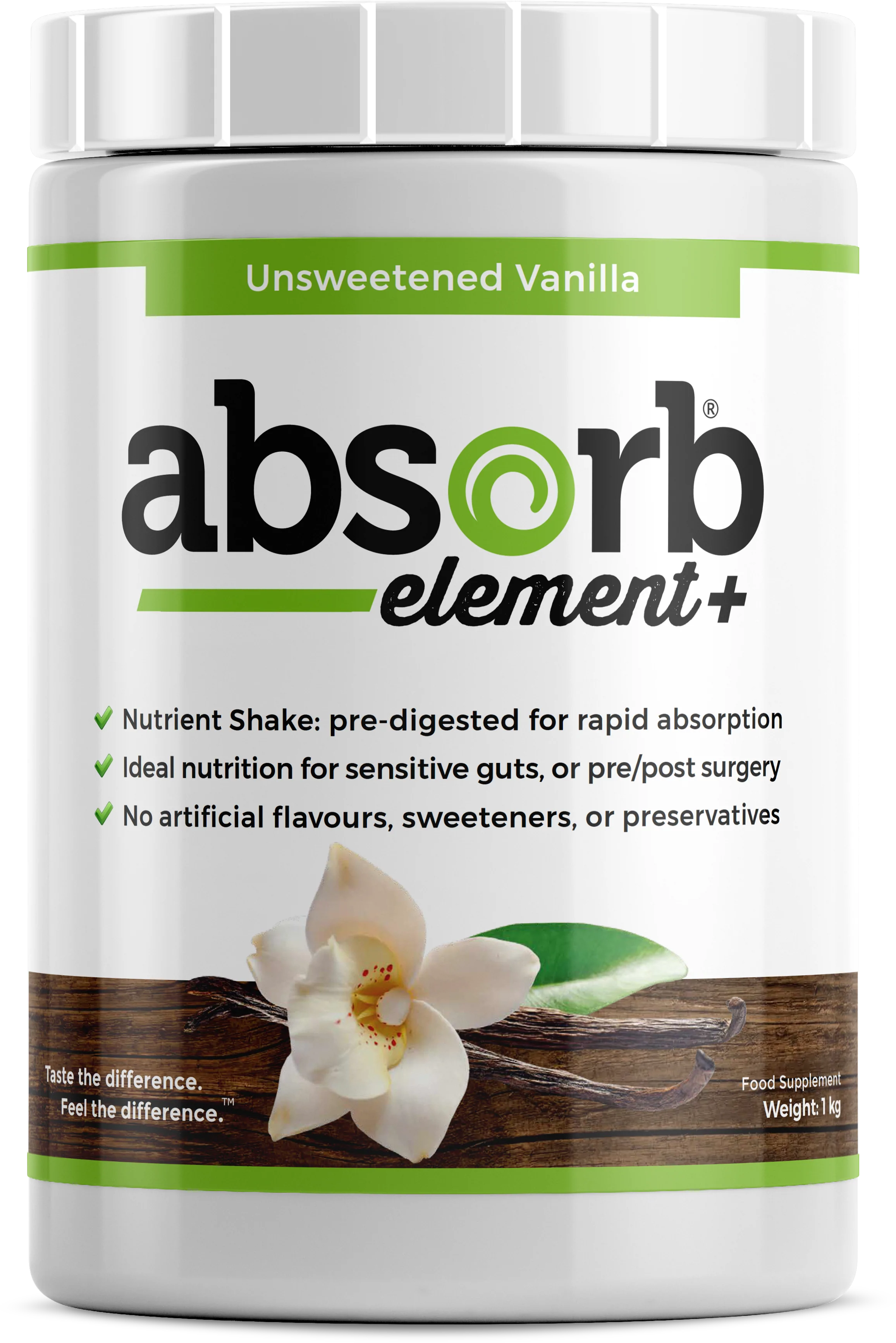 Absorb Element+ Vegan édesítés nélküli Vanilla Brulée - 1kg