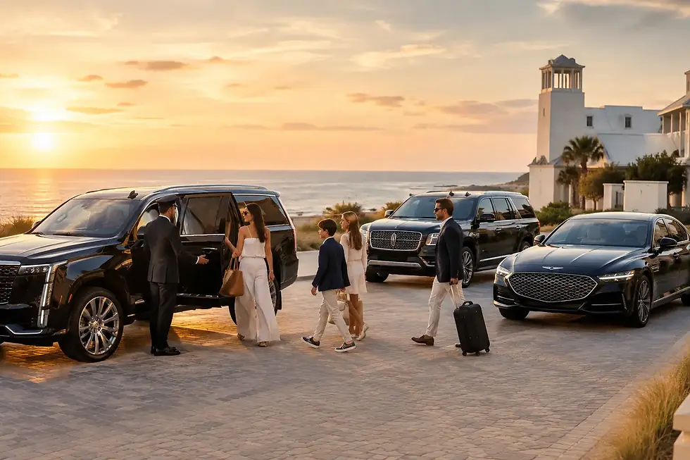 Family Airport Transfer Guide for 30A Travel