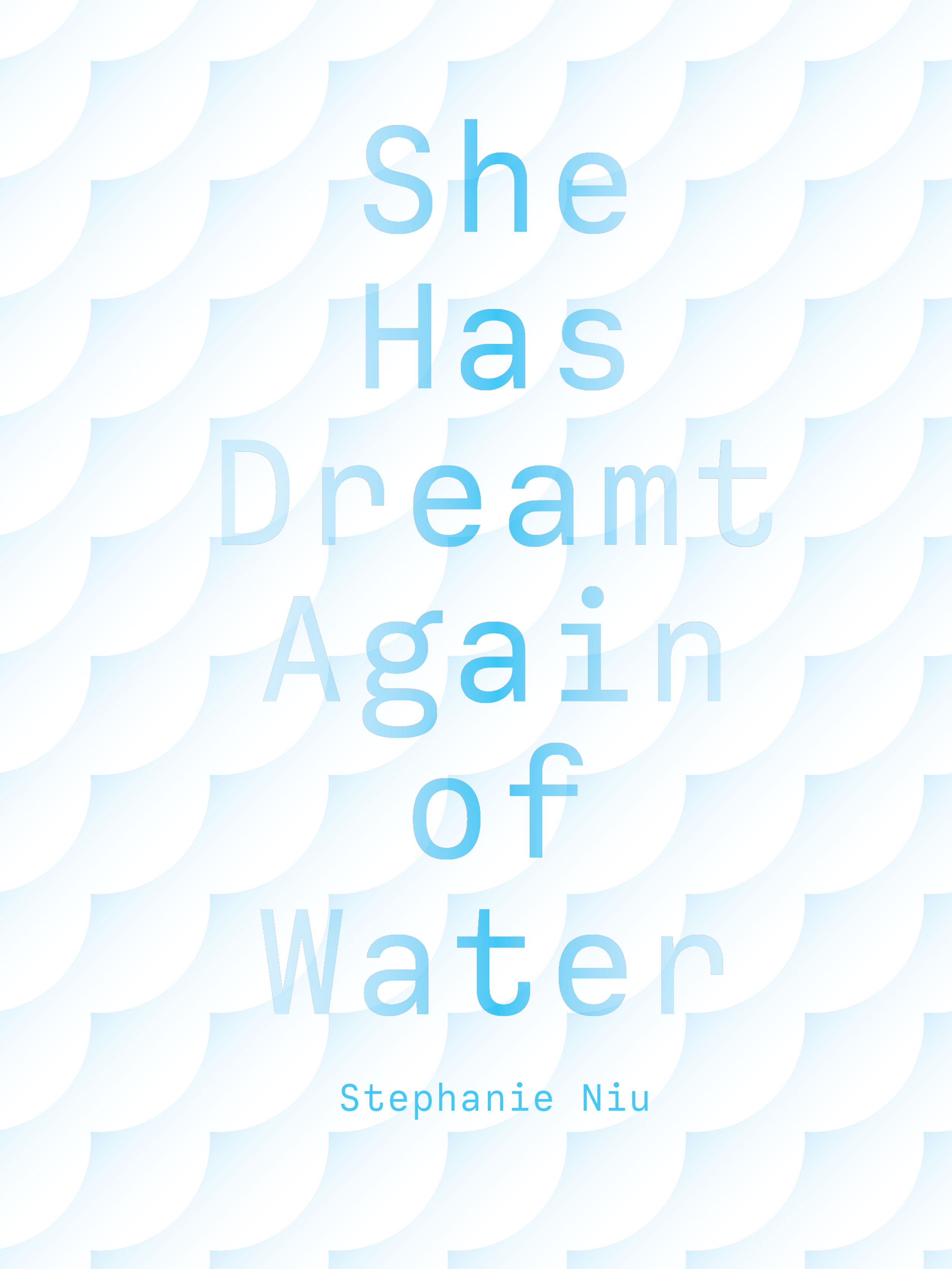 SHE HAS DREAMT AGAIN OF WATER Launch Reading Diode Editions