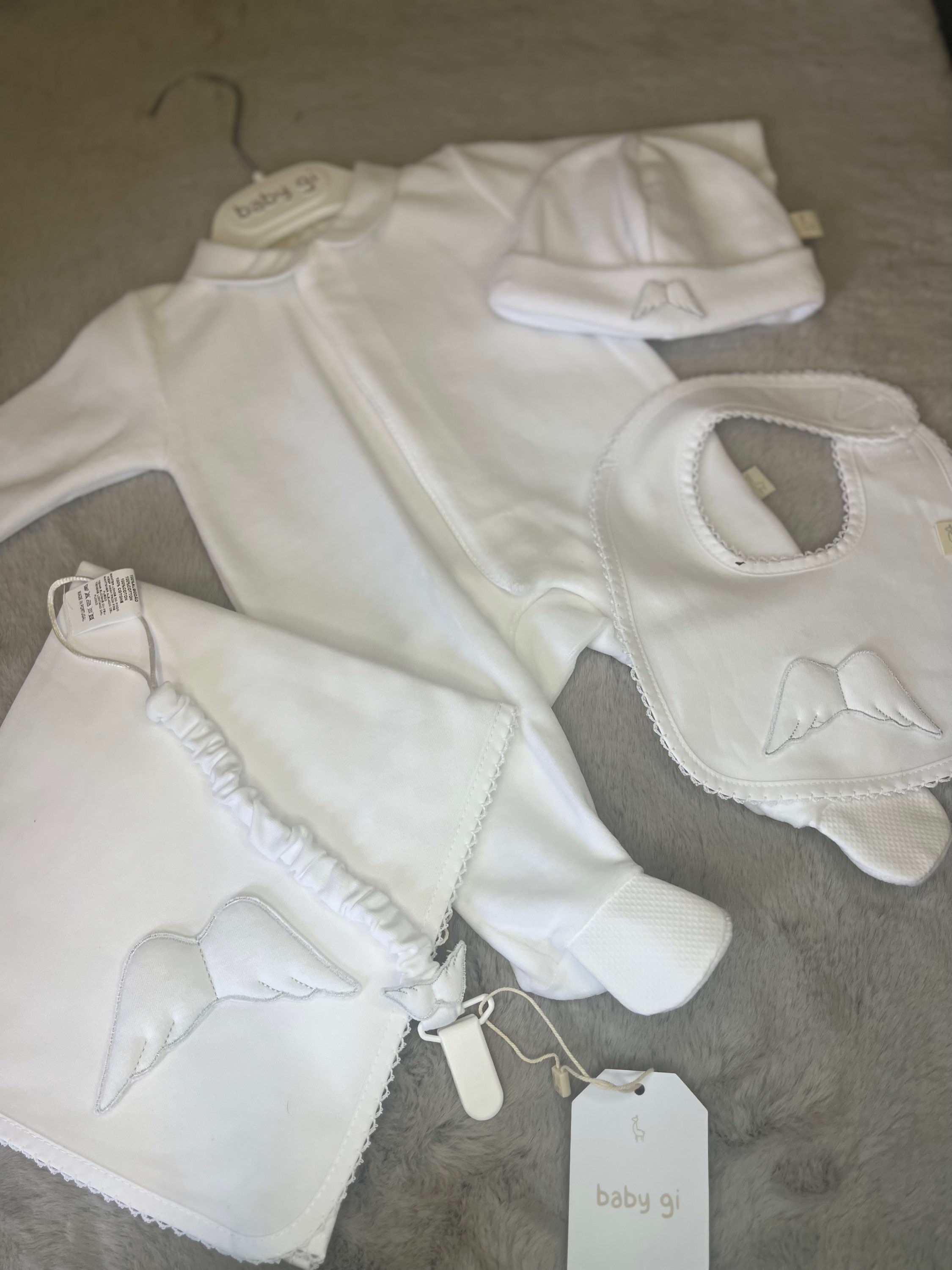 Baby GI Velour Angel Wing Sleepsuit