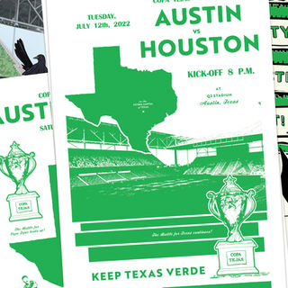 Austin Anthem Match Day Poster Series