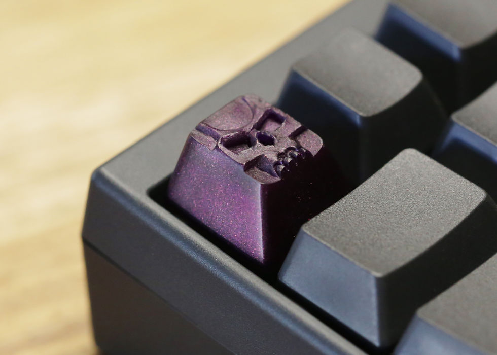 Thumbnail: Clack Factory Deception Black Skull for Topre
