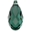 Thumbnail: 6010 Swarovski Pendant Emerald