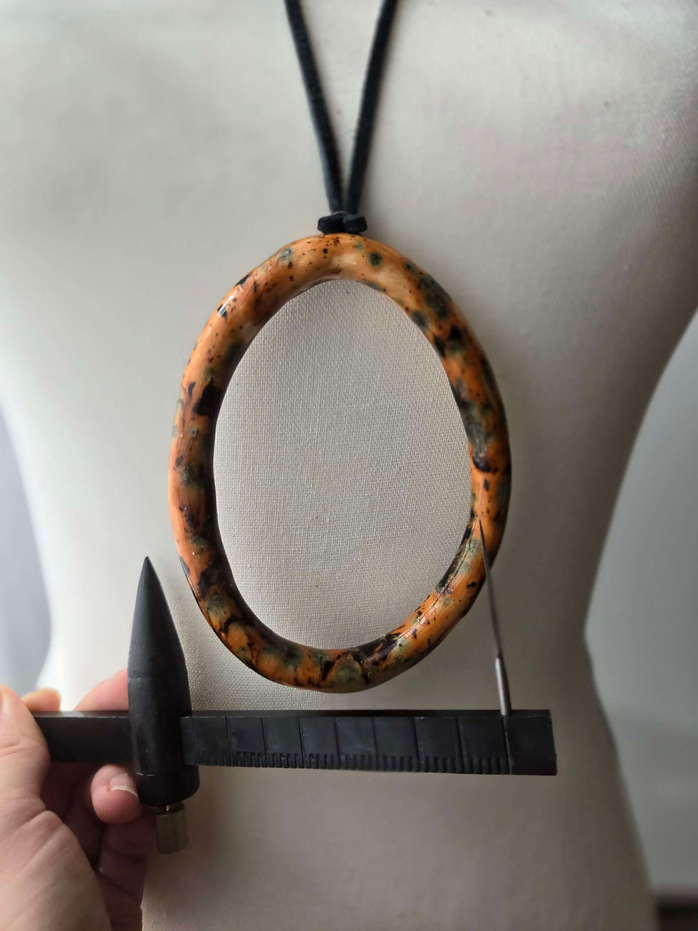 Thumbnail: Large Oval Statement Necklace