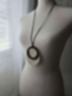 Thumbnail: Double Layer Circle Pendant 