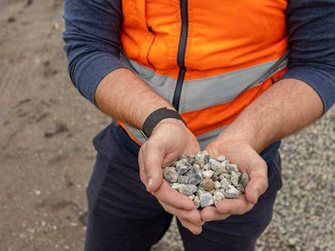 Let’s talk about low-carbon economy... The carbon footprint of recycled aggregates is just 5% compared to that of virgin aggregates!