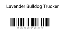 Thumbnail: Lavender Bulldog Trucker