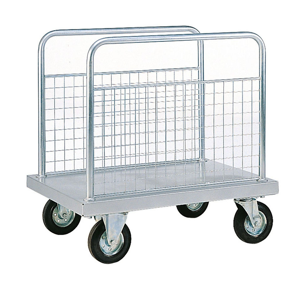 Thumbnail: 700 Series Bright Zinc Plated Platform Trucks