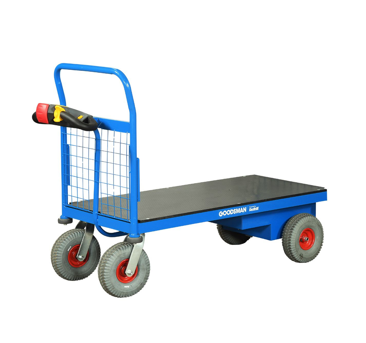 GoodsMan Single End Mesh Electric Platform Truck