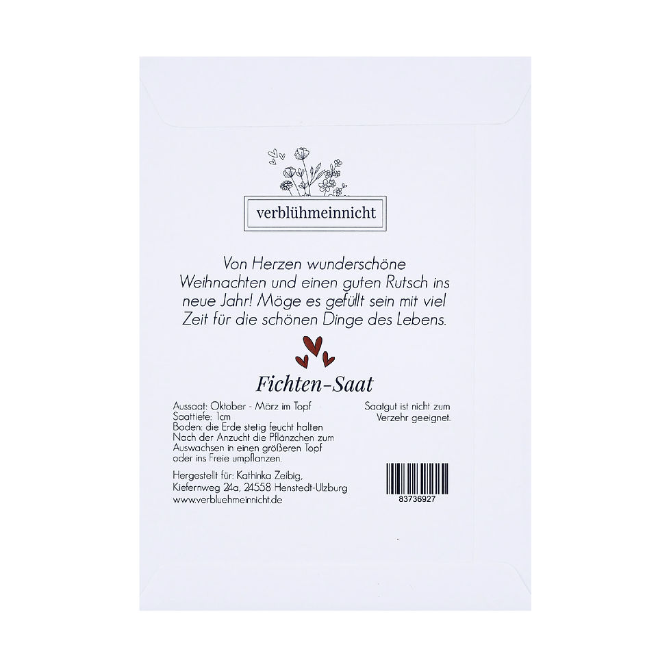 Miniaturbild: Saatgut "Do-it-yourself-Weihnachtsbaum"
