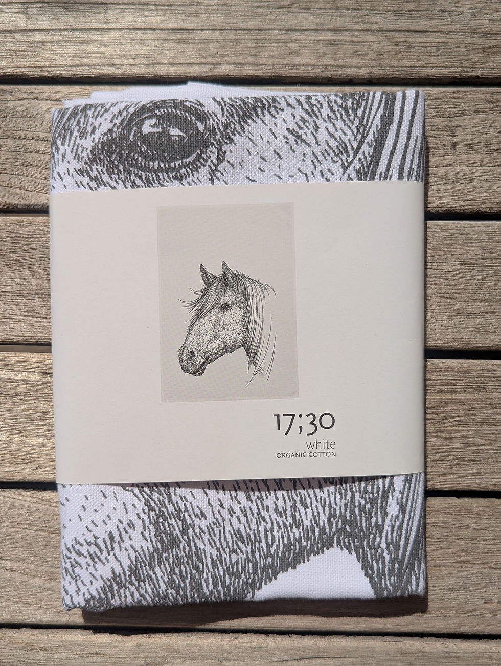 Miniaturbild: Geschirrtuch Pferd "Sirius" - 100 % Leinen