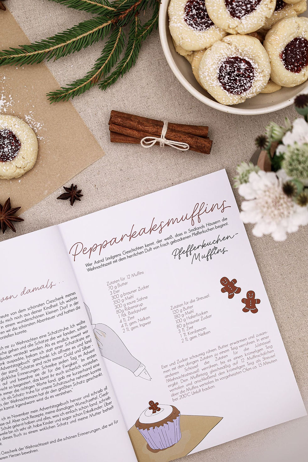 Miniaturbild: Buch "Der nachhaltige Adventskalender - Weihnachten in Småland""