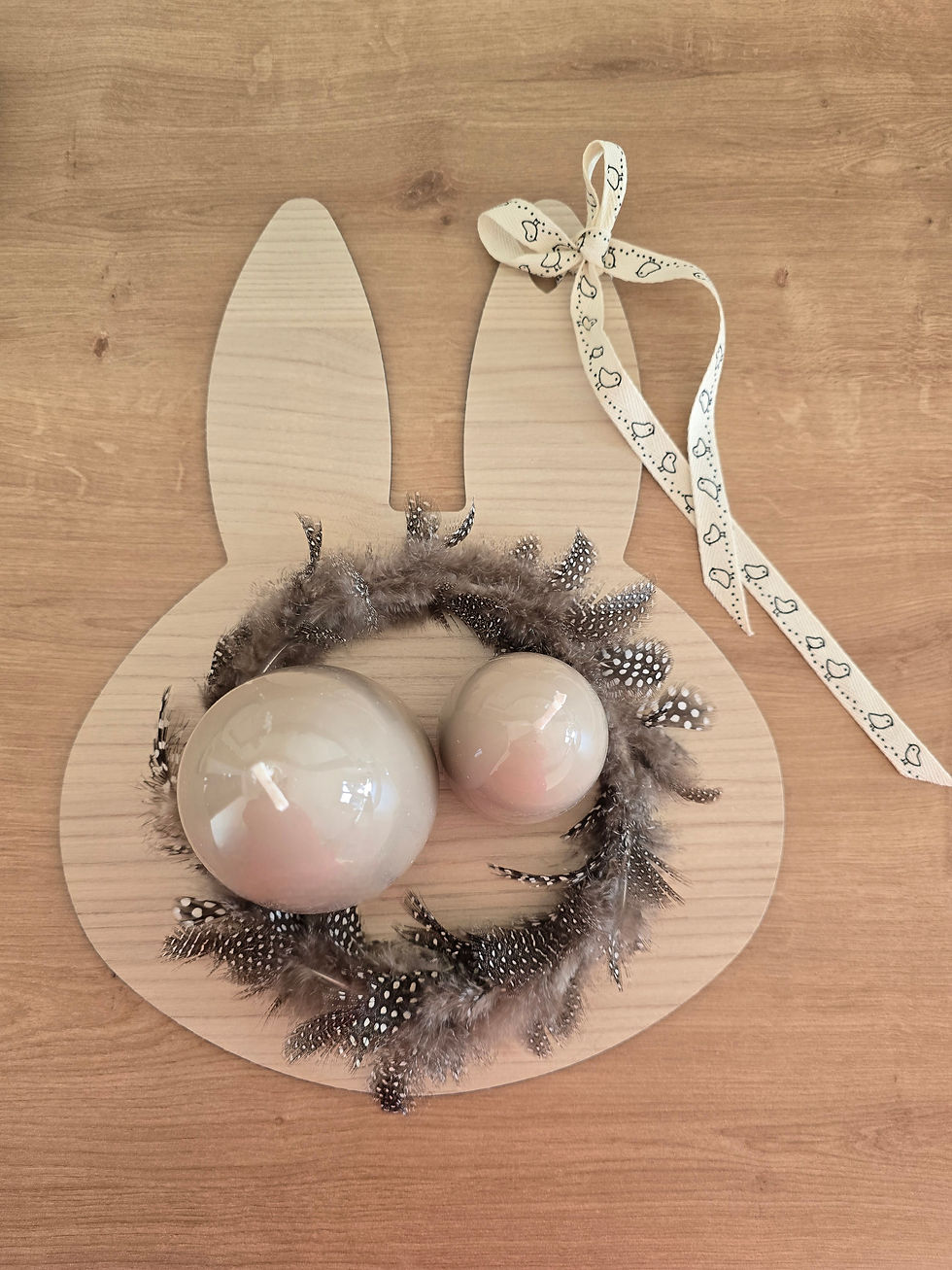 Miniaturbild: Kopie von Platzteller &amp; Frühstücksbrett Hase "Theo" 6-er Set