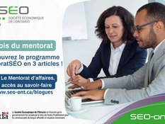 Le Mentorat d’affaires : un accès au savoir-faire