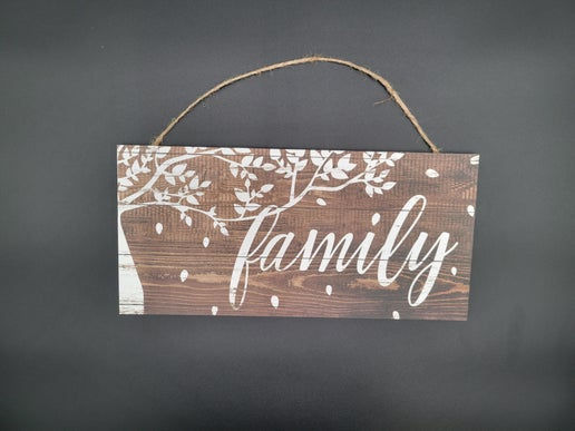 Family w/Tree Sign