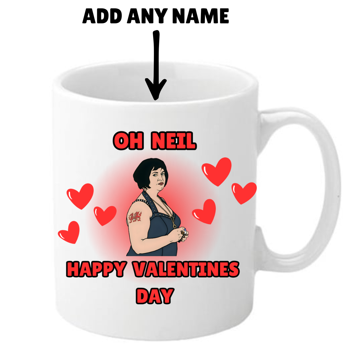 Custom 'Oh V Day' Mug