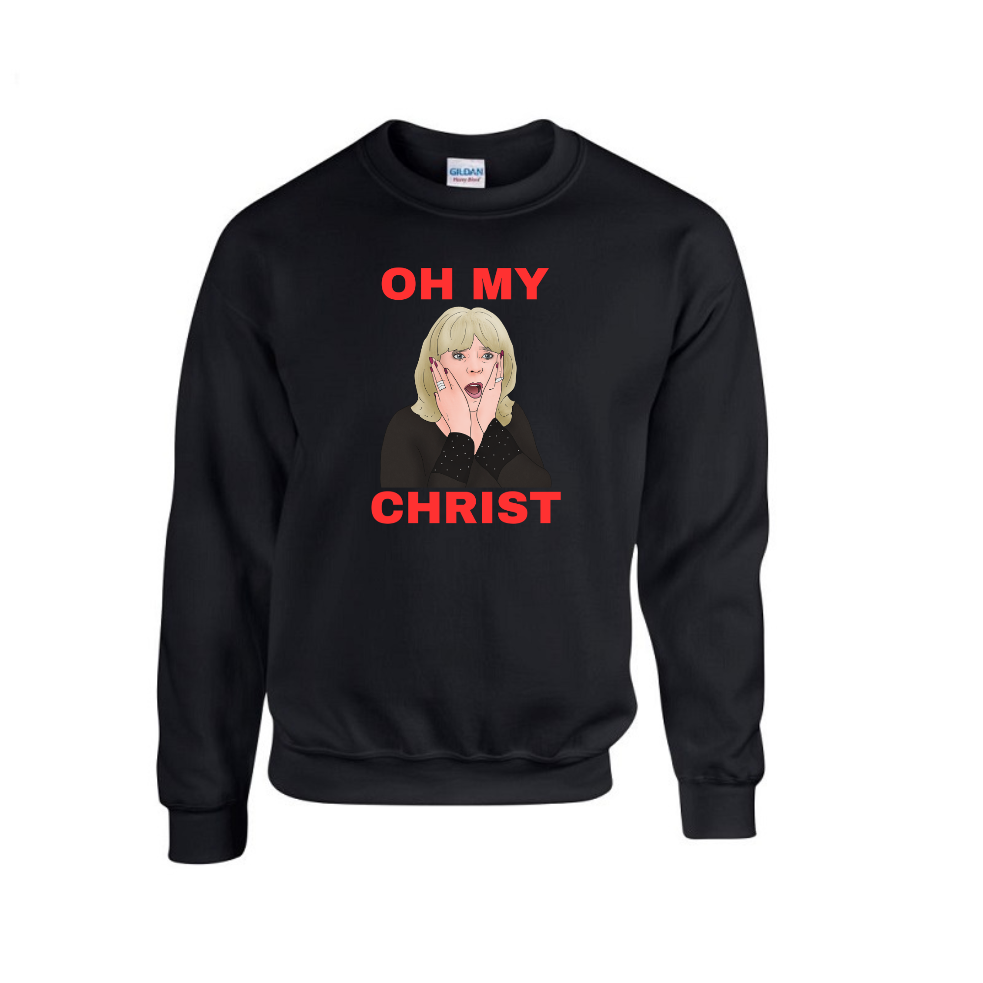 Oh My Christ Jumper - Black