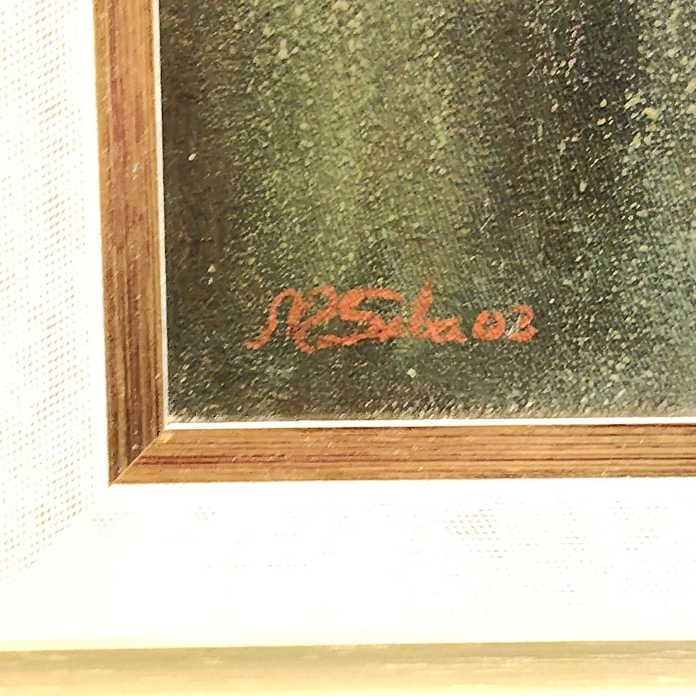 Miniatura: M. Silva     50x70 cm                                   Lote 273