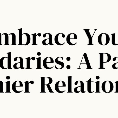A Path to Healthier Relationships