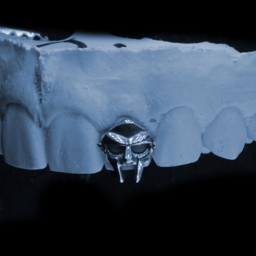 MF DOOM grillz made in copenhagen in sterling silver