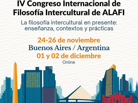 IV Congreso Internacional de Filosofía Intercultural de ALAFI