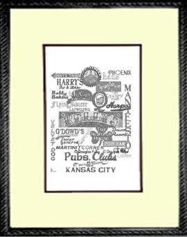 Kansas City Pubs and Clubs, Framed