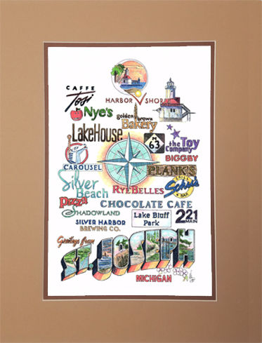 St. Joseph, Michigan Matted