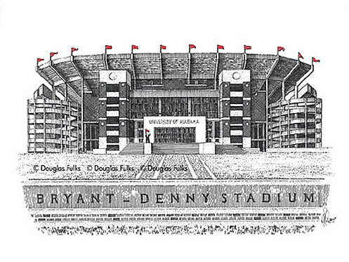 Bryant Denny Stadium, Print | douglasfulks