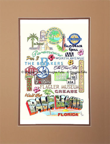 Palm Beaches, Florida Matted