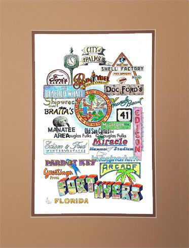 Fort Myers, Florida Matted