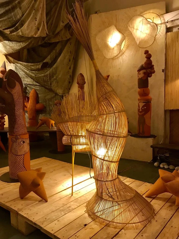 Bamboo products displayed at the JIYO exhibition for Asian Heritage Foundation 2018