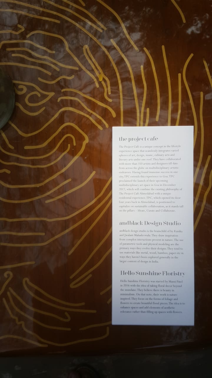 Information about andblack's exhibit.