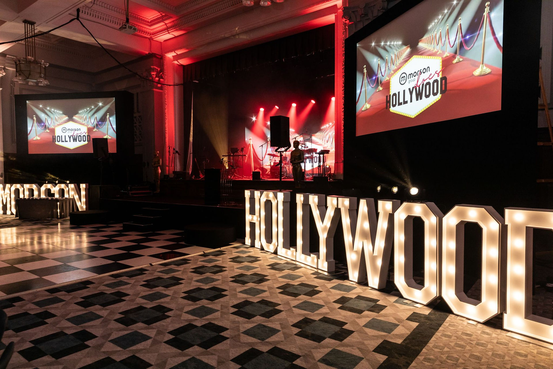 Light up letter hire Kimpton Clocktower