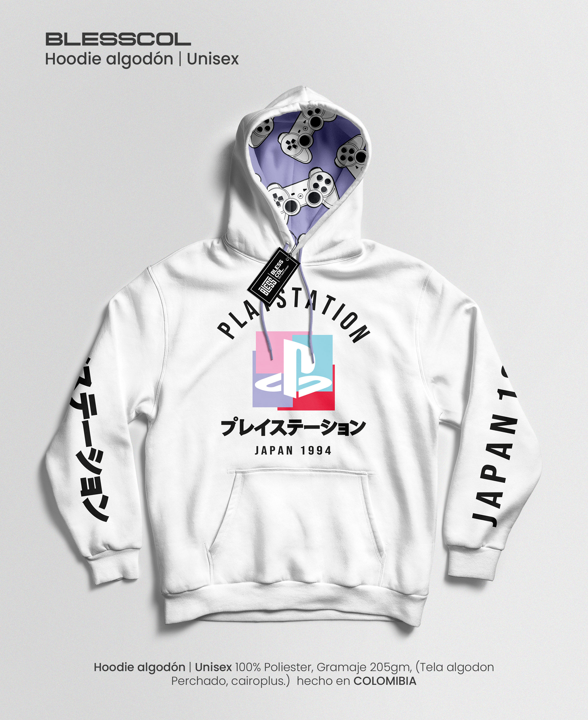 BLESSCOL | HOODIE UNISEX PLAY STATION